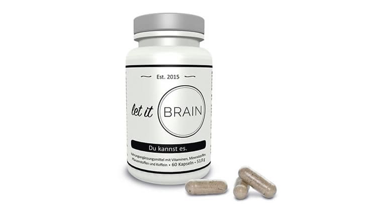 "Let it Brain" von Sana Prime -Der "Hirnbooster" gegen Müdigkeit, erhöhte Konzentration und Fokus.