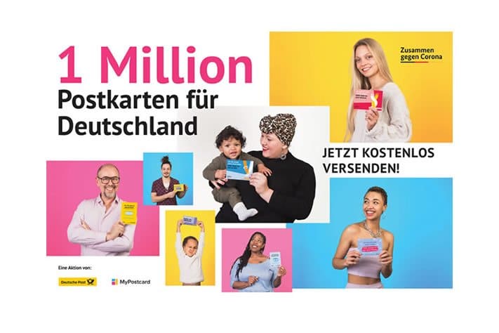 1 Million Postkarten für Deutschland