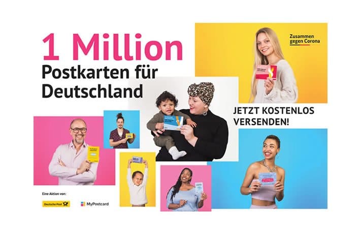1 Million Postkarten für Deutschland