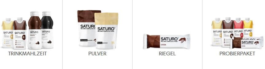 Produkte von Saturo
