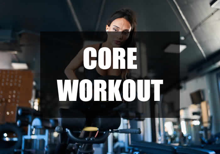 Core Workout für die Mittelpartie
