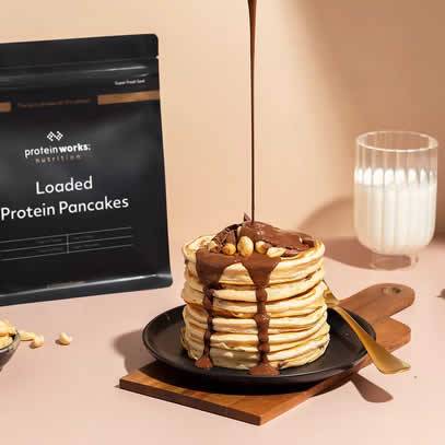 Loaded Protein Pancakes protein works.