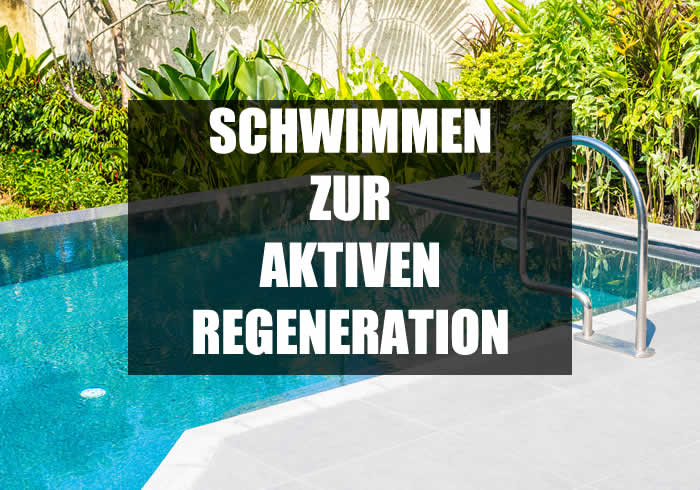 Schwimmen im eigenen Pool