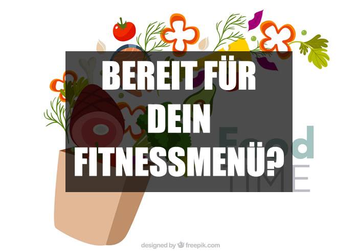 3-Gänge-Muskelaufbau-Fitnessmenü