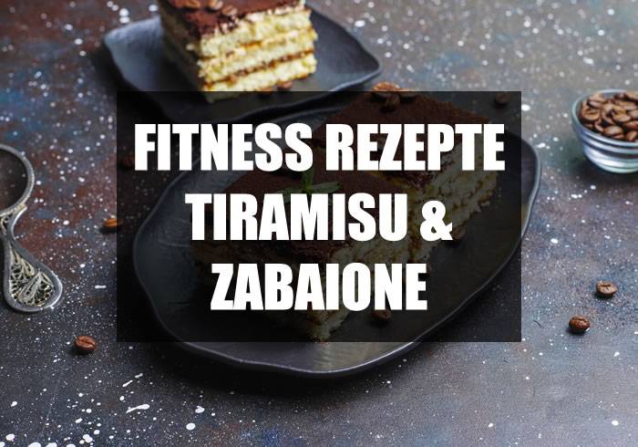 Fitness Rezepte: Protein-Tiramisu & Low-Carb-Zabaione