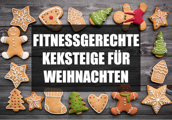 Fitnessgrechte und proteinreiche Weihnachtsplätzchen